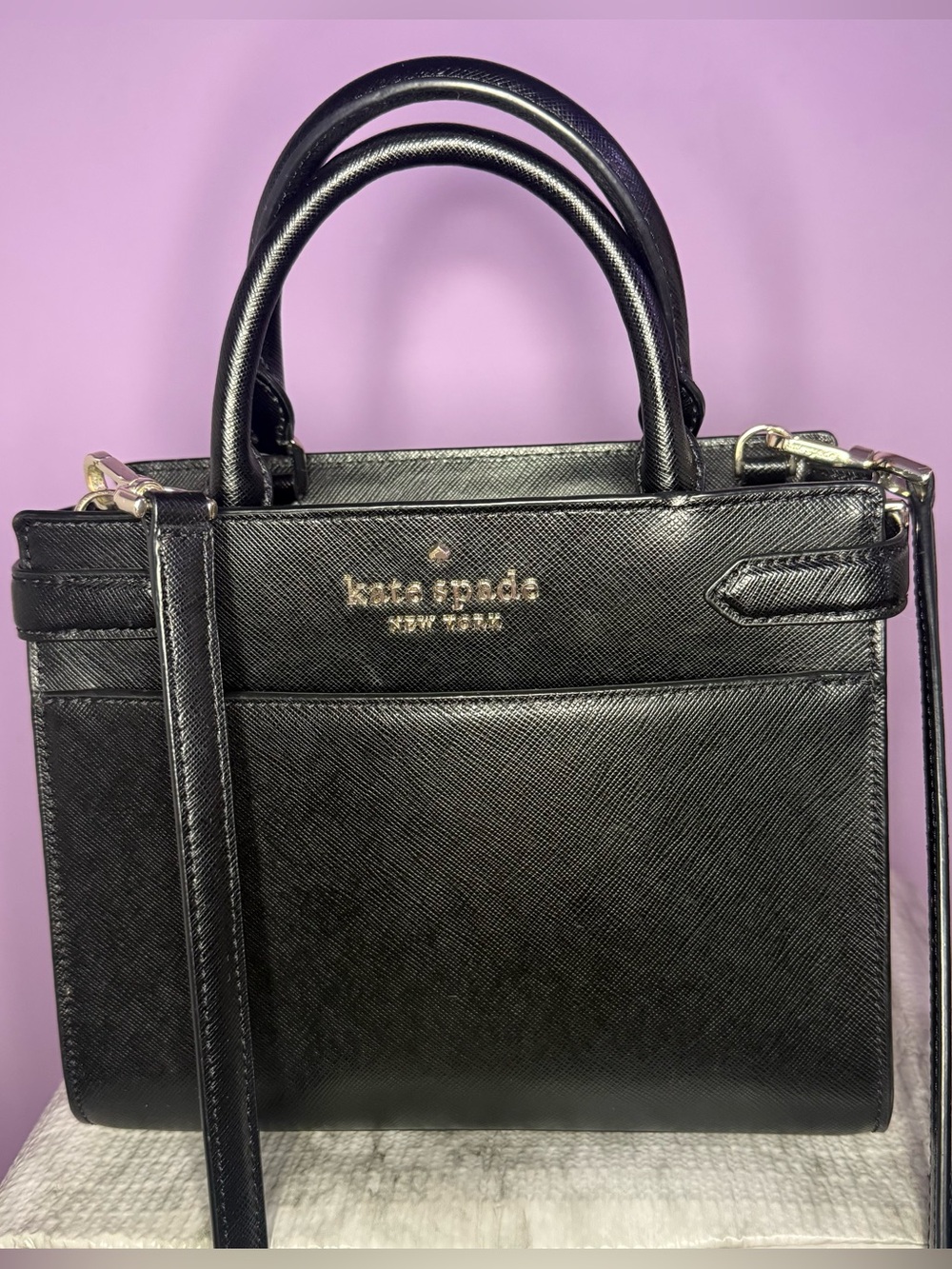 Kate Spade Black Leather Purse